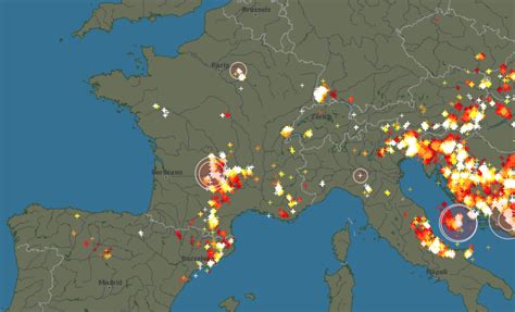 orage temps réel.